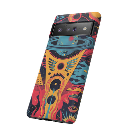 Cosmic Journey Space and Time Phone Case