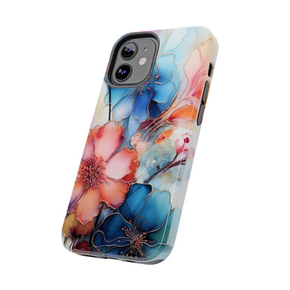 Marbled Watercolor iPhone Case | Embrace the Mesmerizing Multicolor Art