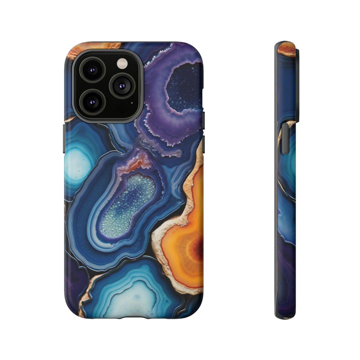 Agate Slice Geode Elegance: Natural Beauty Phone Case