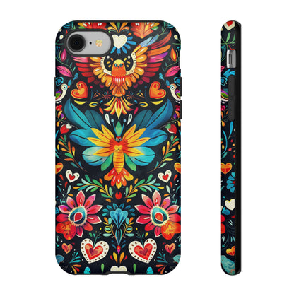 Floral Explosion Magic Hearts Phone Case