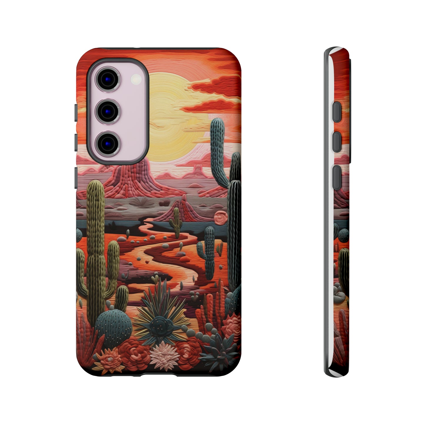 Cactus Desert Sunset Phone Case