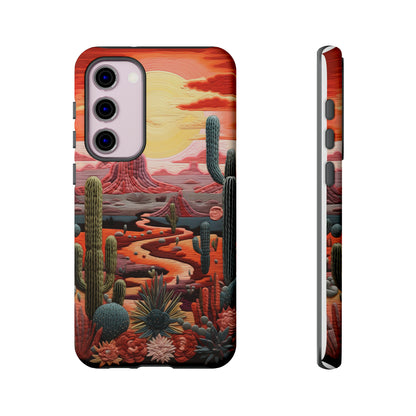 Cactus Desert Sunset Phone Case