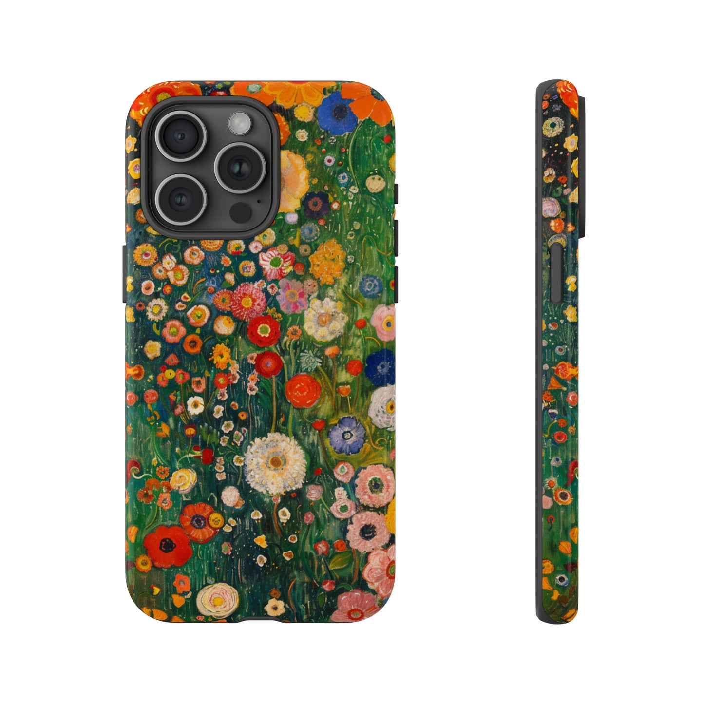 Gustav Klimt Style Flower Garden Painting Phone Case