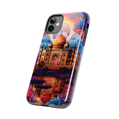 Taj Mahal Silhouette iPhone Case | Royal Elegance for Models 11 through 14 Pro Max