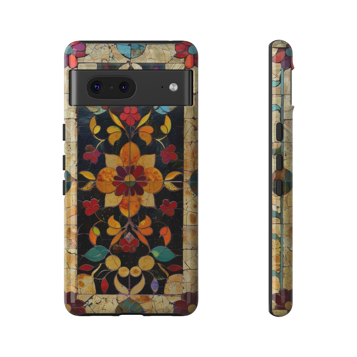 Azulejo Porcelain Vintage Tile Mediterranean Design Phone Case