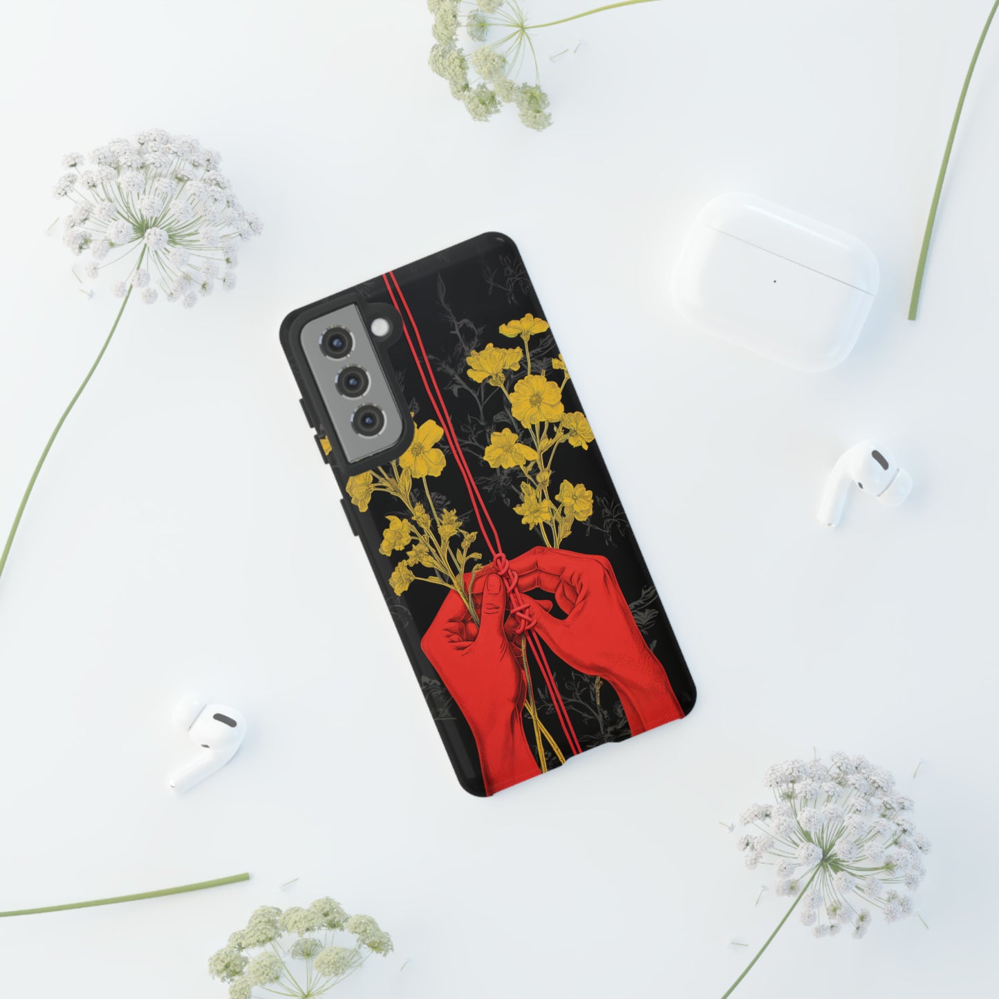 We Are All Connected Floral Phone Case