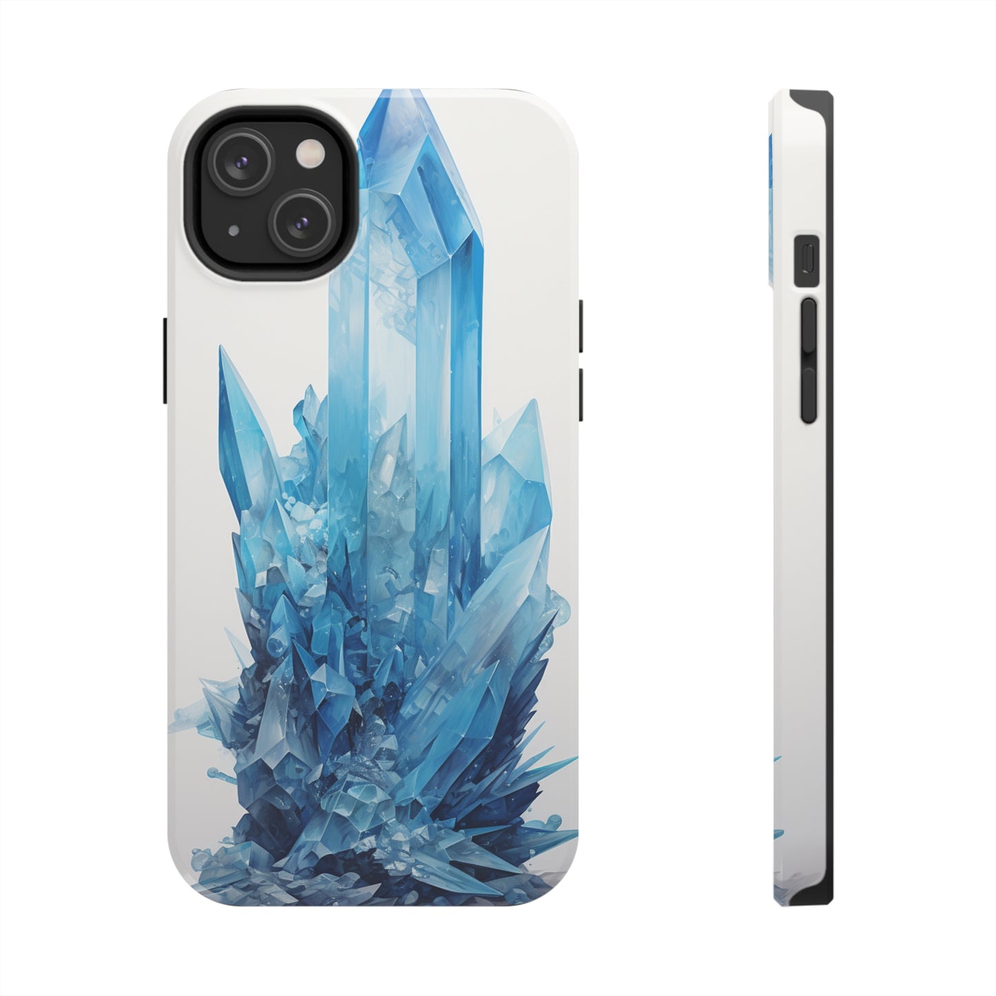 Healing Blue Crystal iPhone Case | Embrace Calmness and Serenity in a Stylish Package