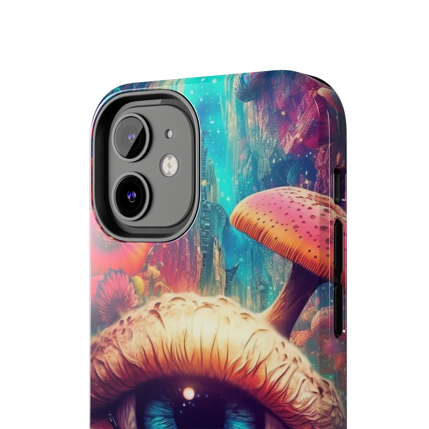 Eye of the Mushroom Psychedelic Art iPhone Case | Embrace the Trippy Enigma