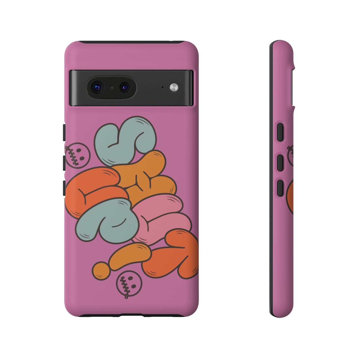 Shut Up Phone Case | Warm Retro Psychedelic Colors | For iPhone, Pixel, Samsung