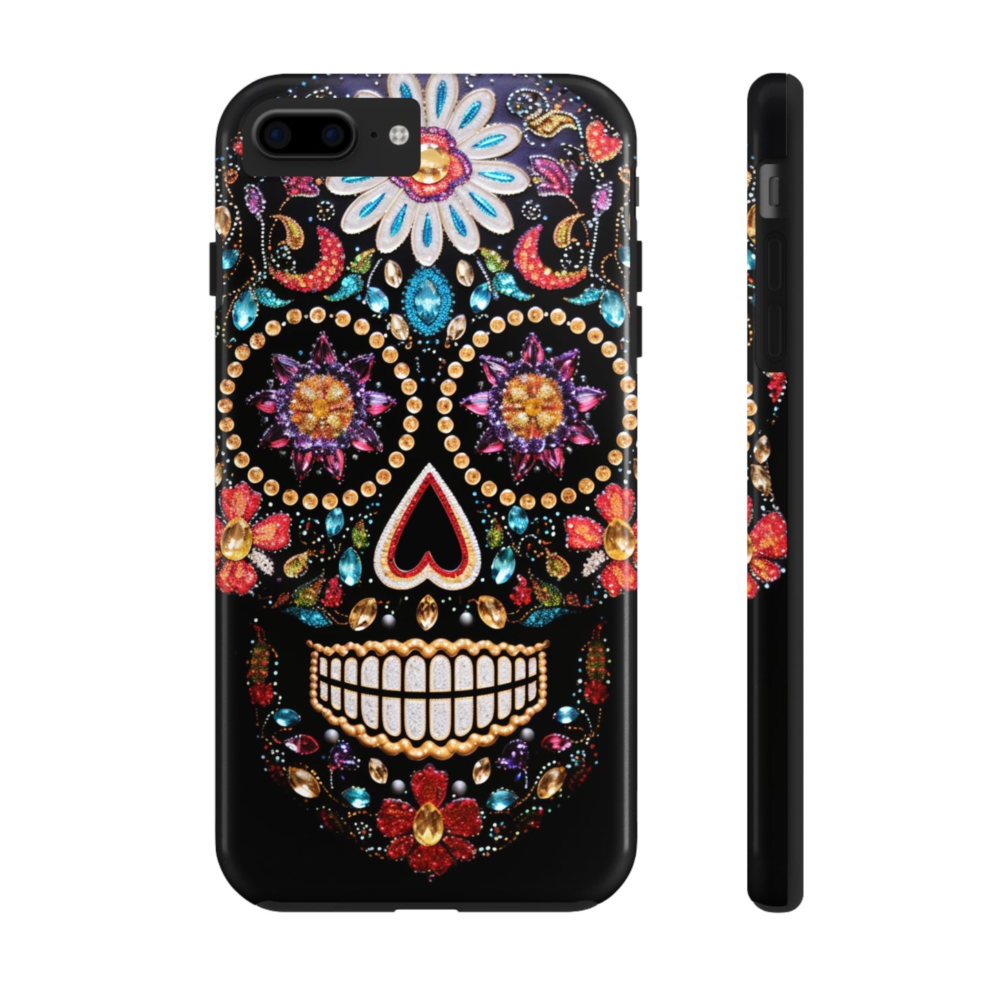 Sugar Skull iPhone Case | Dia de los Muertos Design for Apple iPhone | Halloween Aesthetic