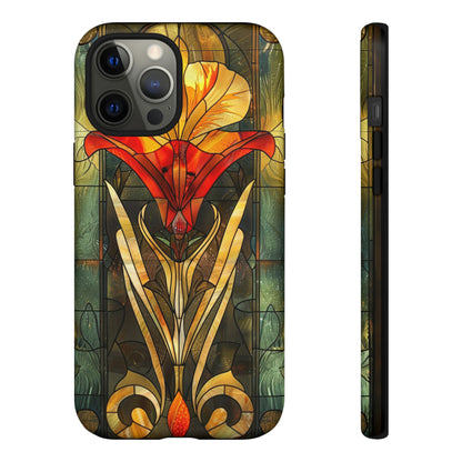 Art Deco Stained Glass floral Phone Case