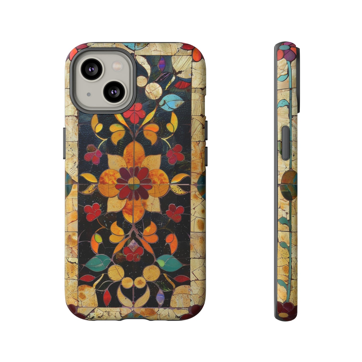 Azulejo Porcelain Vintage Tile Mediterranean Design Phone Case