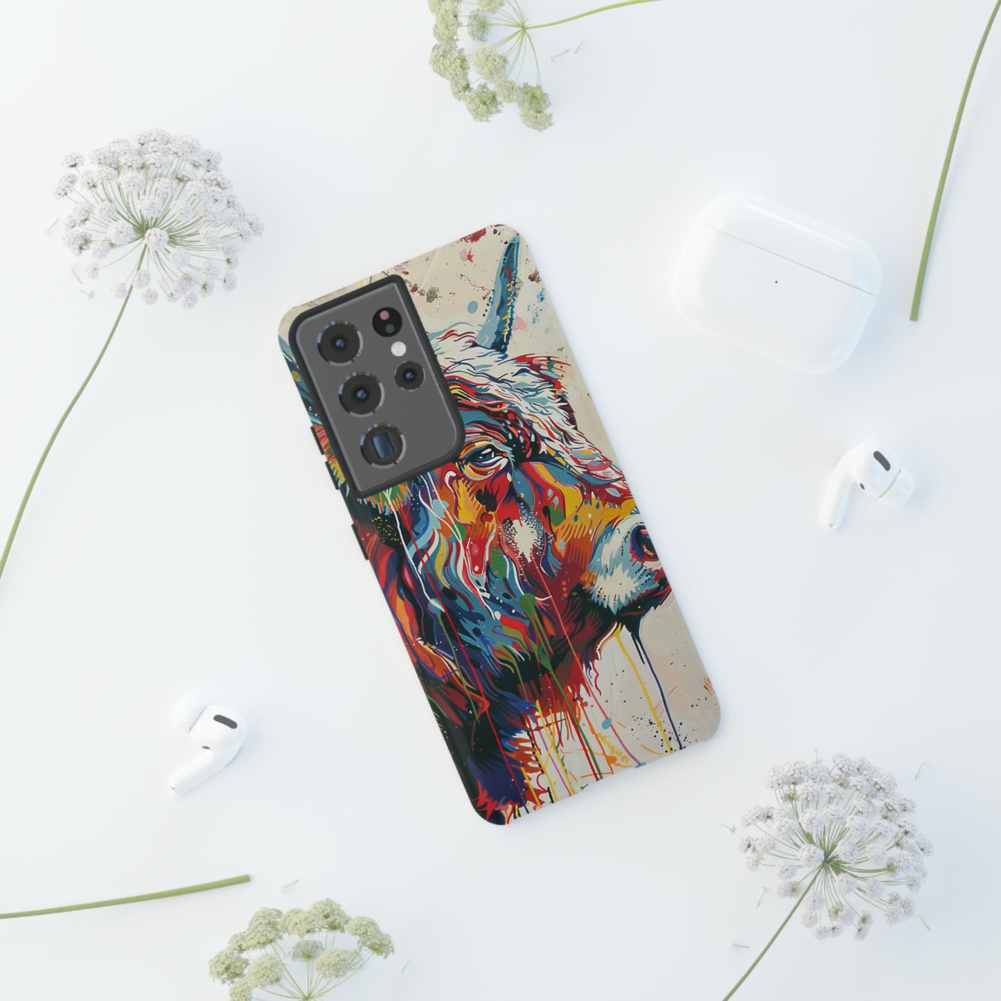 Whole Lotta Bull Abstract Phone Case