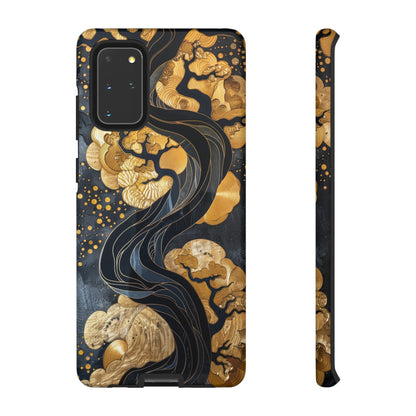 Gold and Silver Tree of Life Design Phone Case