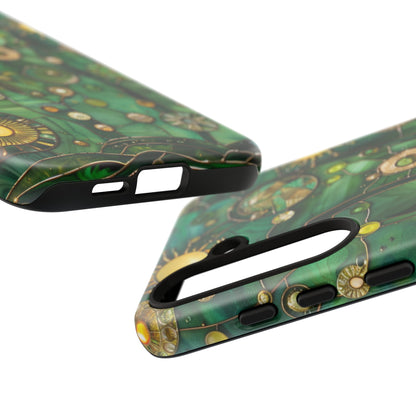 Green Celestial Stained Glass Mosaic Phone Case