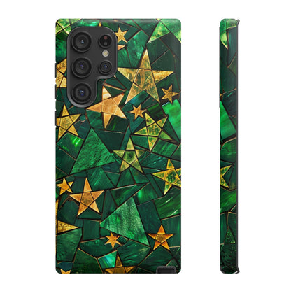 Green Celestial Stained Glass Mosaic Phone Case