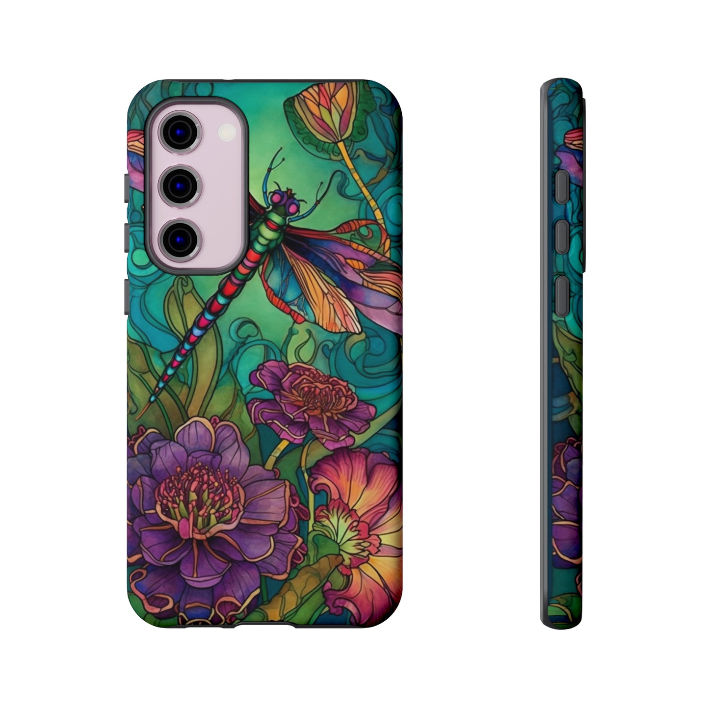 Art Nouveau Dragonfly - A Timeless Symbol of Elegance for Google Pixel, iPhone, and Samsung Cases