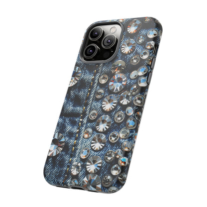 Blue Jean Queen Rhinestone Bling Phone Case