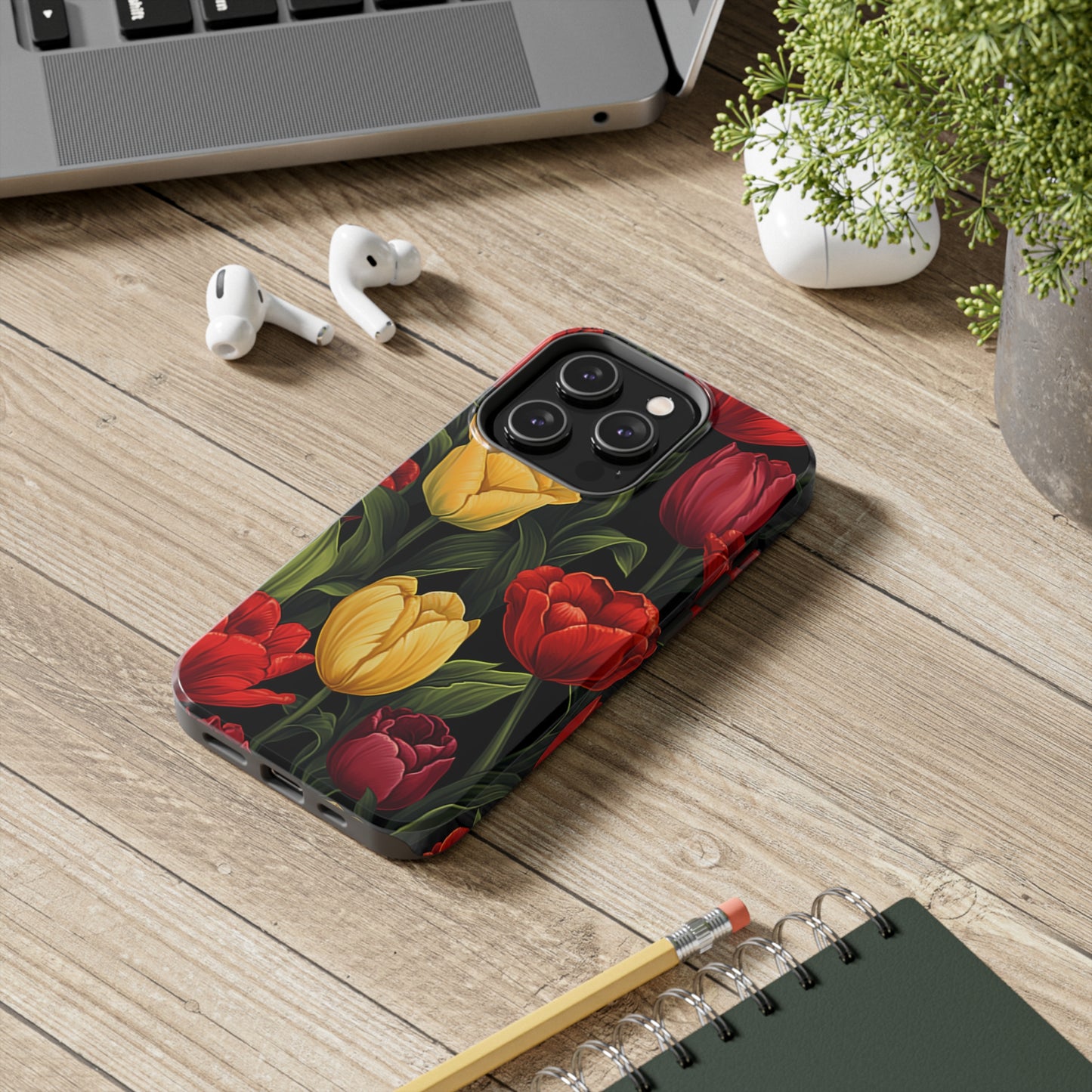 Tulip Floral Aesthetic iPhone Case | Embrace the Beauty of Nature in Full Bloom