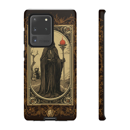 Death's Embrace: The Reaper Tarot Card