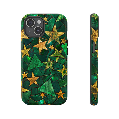 Green Celestial Stained Glass Mosaic Phone Case