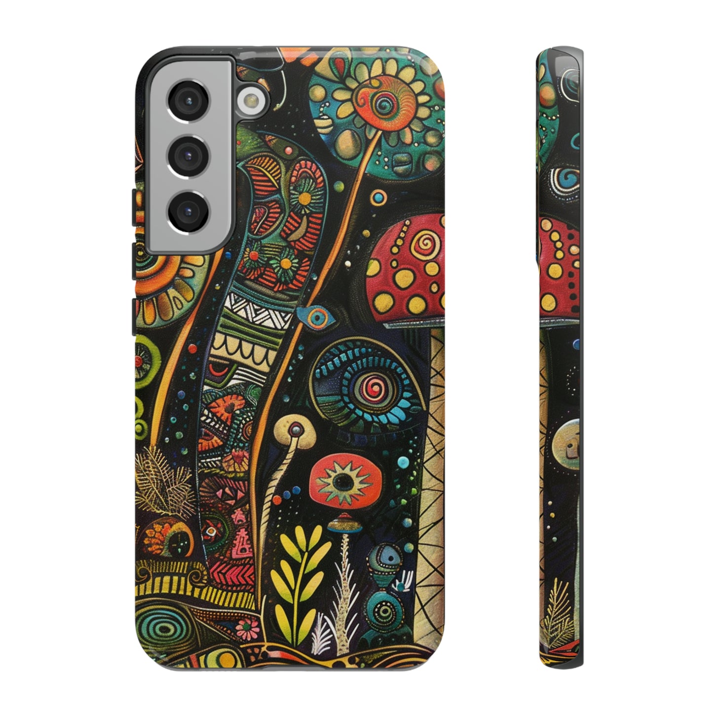 Retro 1960s Psychedelic Flowers Phone Case