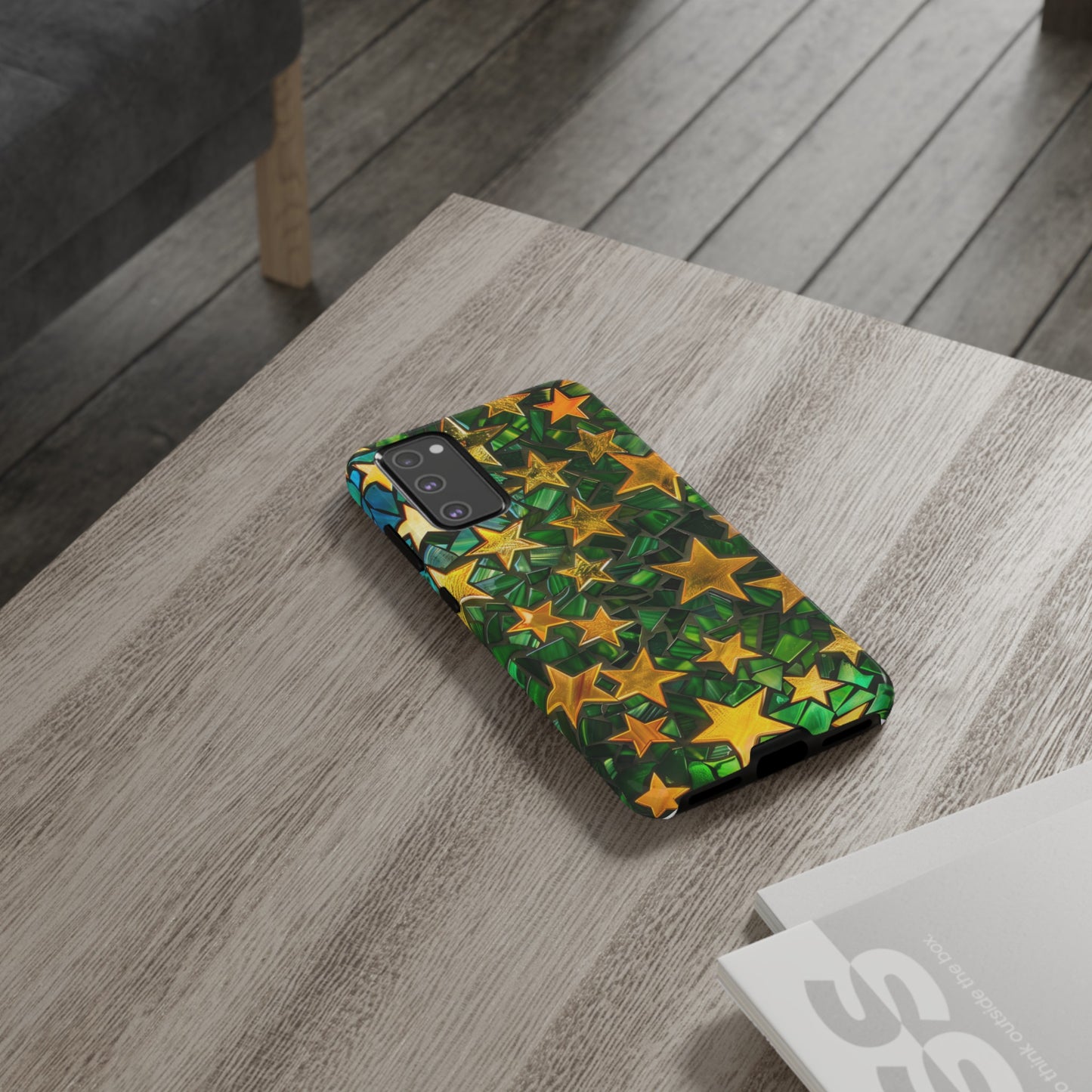 Green Celestial Stained Glass Mosaic Phone Case