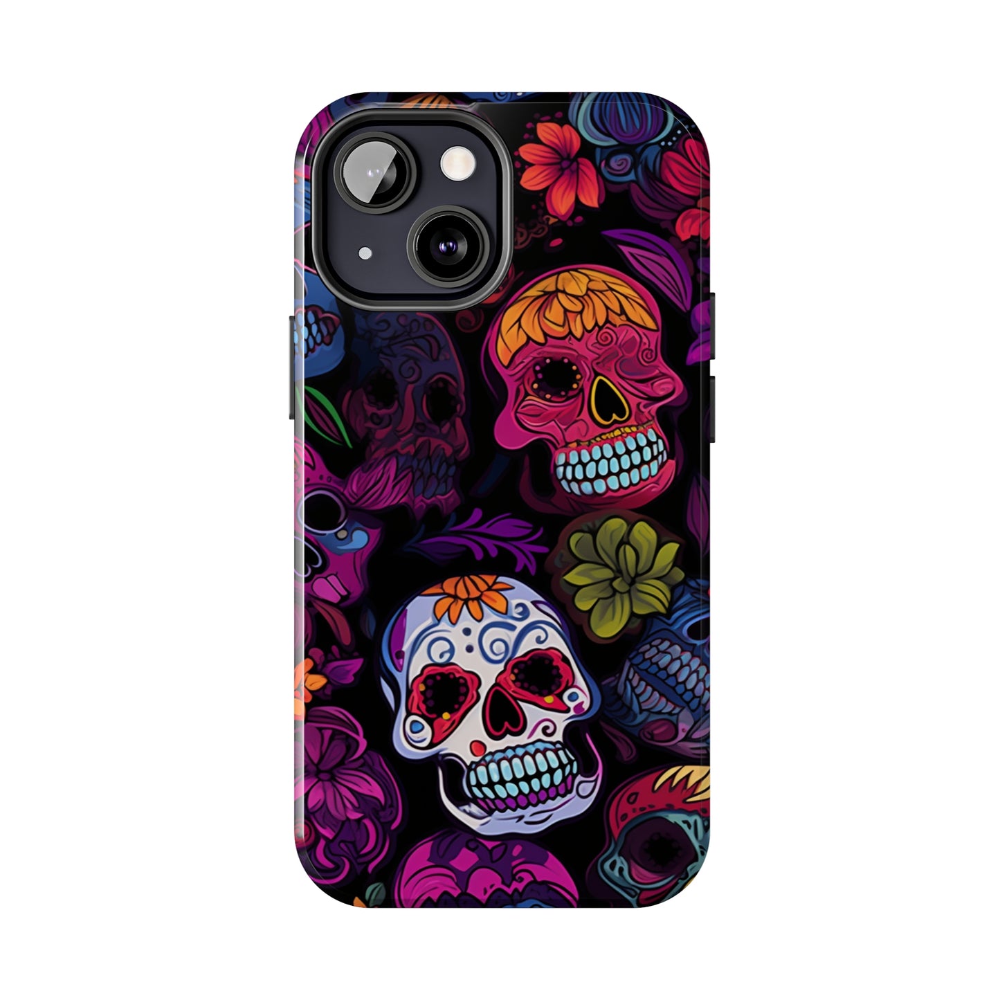 Sugar Skull iPhone Case | Day of the Dead Inspired Design for Halloween