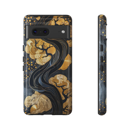 Gold and Silver Tree of Life Design Phone Case