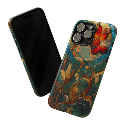 Art Nouveau Floral Full Moon Phone Case