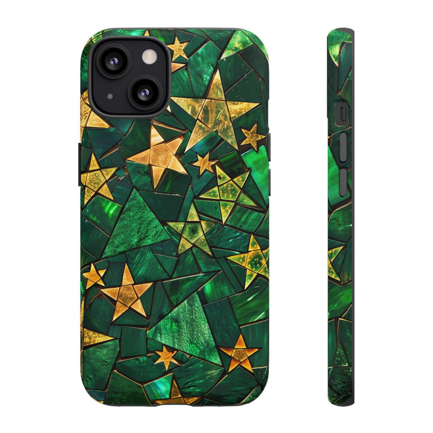 Green Celestial Stained Glass Mosaic Phone Case