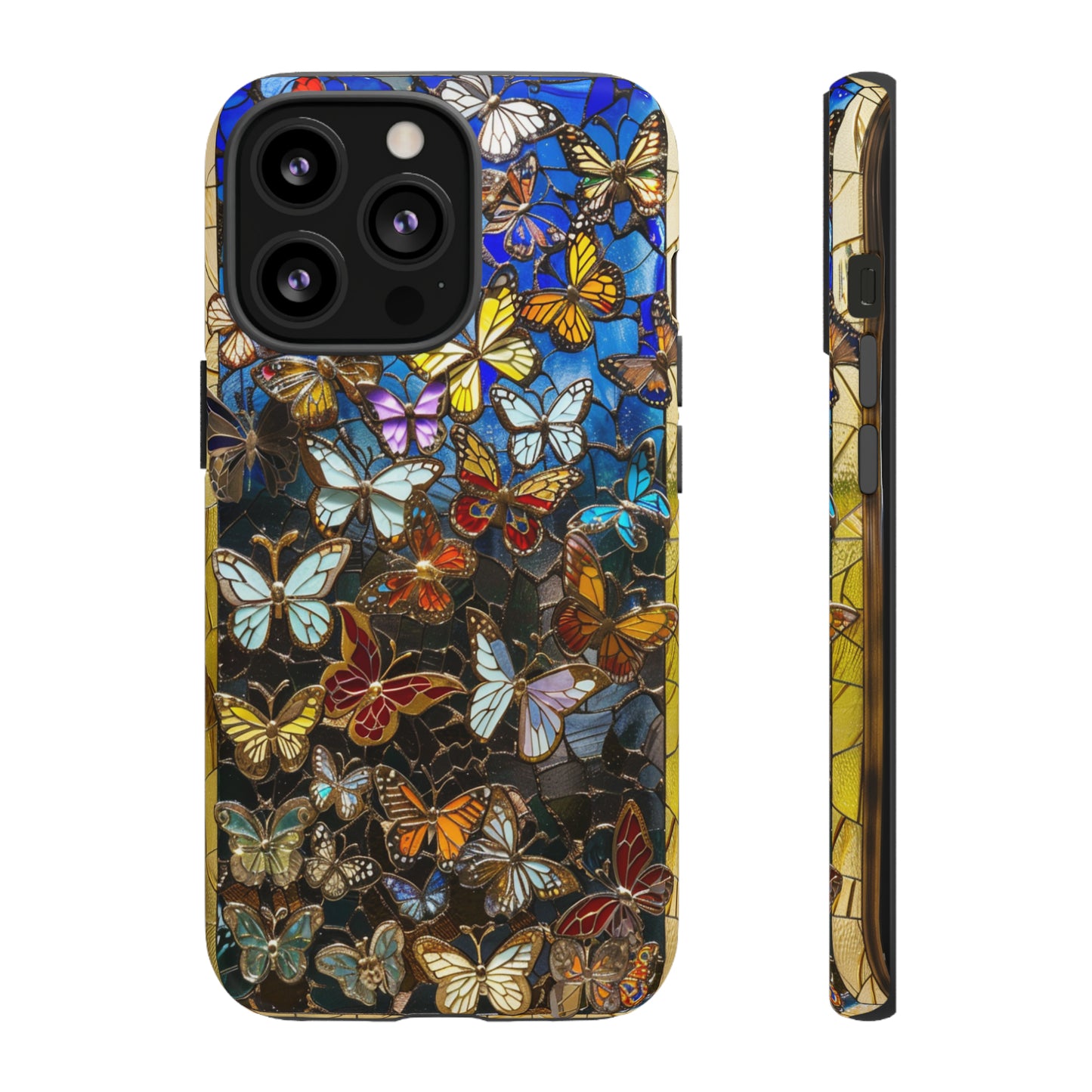 Butterfly Flower Garden Painting Phone Case