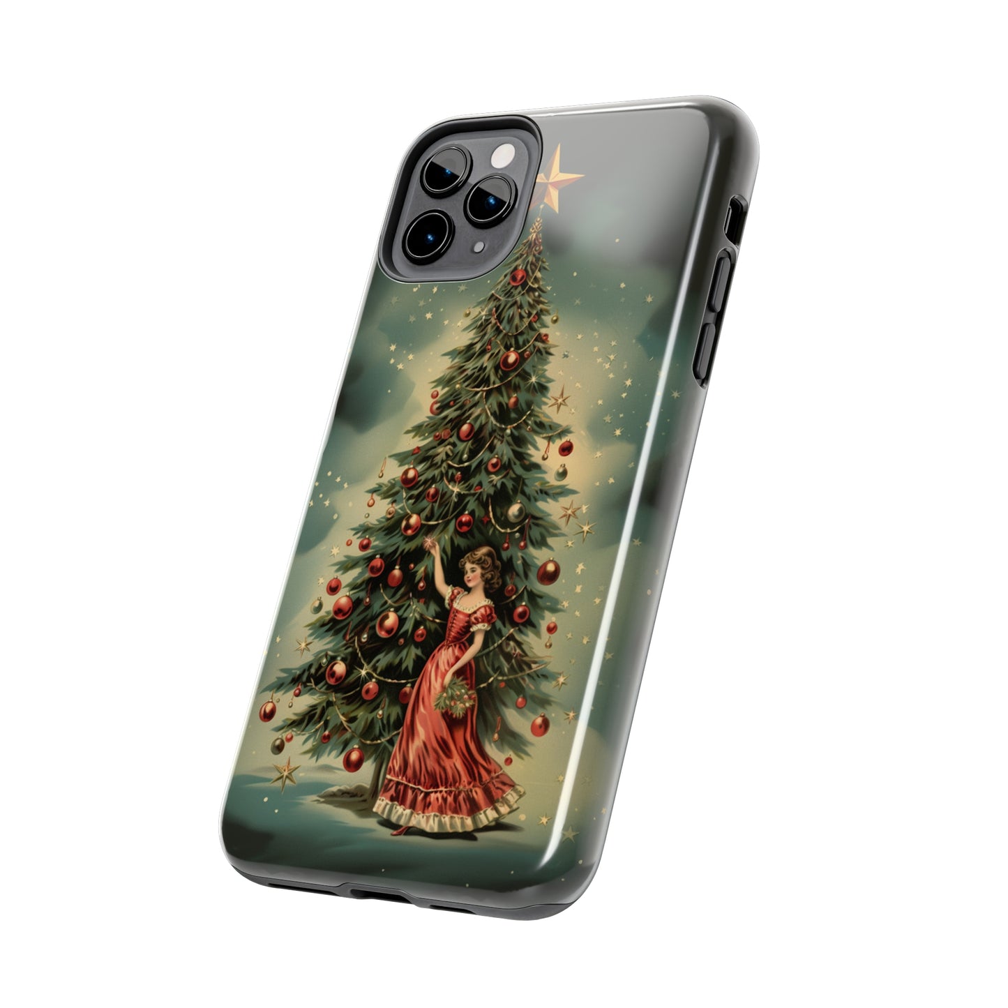 Vintage Christmas Charm Case for iPhone