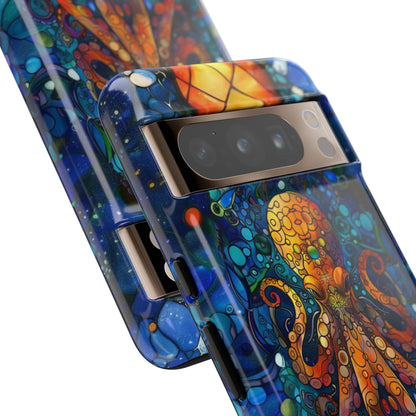 Octopus Stained Glass Undersea Magic Phone Case