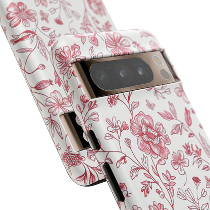 Pink Floral Wildflower Phone Case