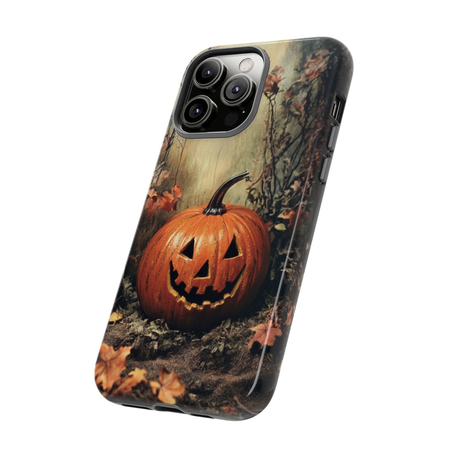 Vintage Style Halloween Jack-o'-Lantern Phone Cover