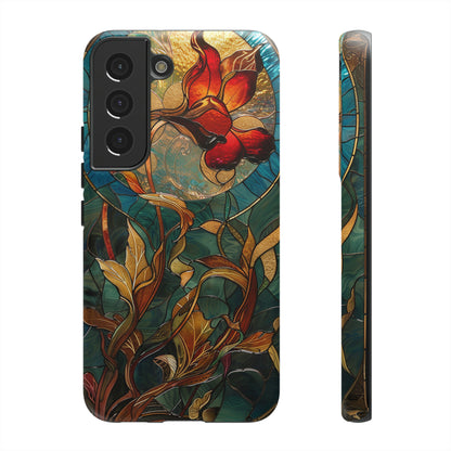 Art Nouveau Floral Full Moon Phone Case