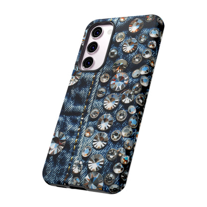 Blue Jean Queen Rhinestone Bling Phone Case