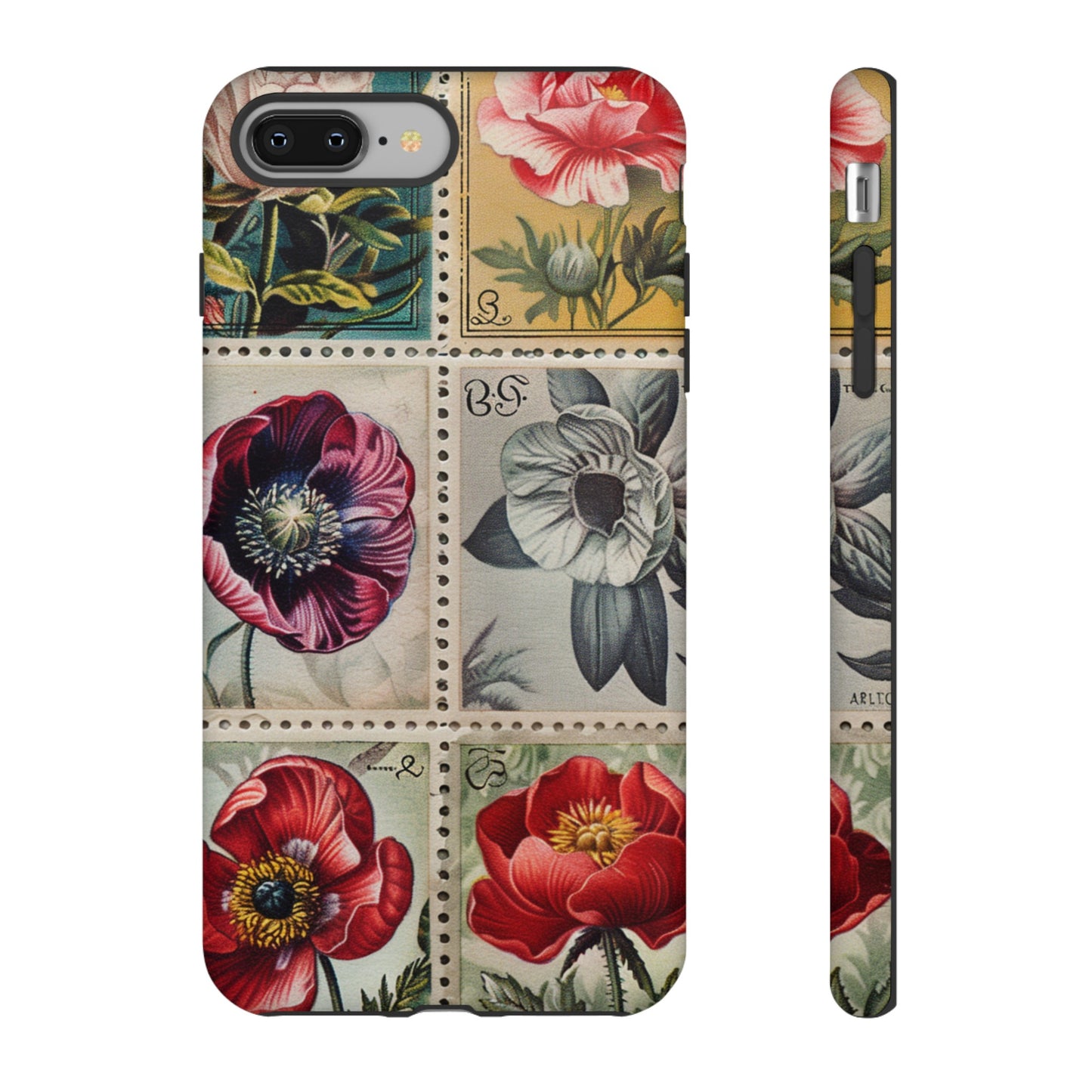 Vintage Floral Stamps Phone Case