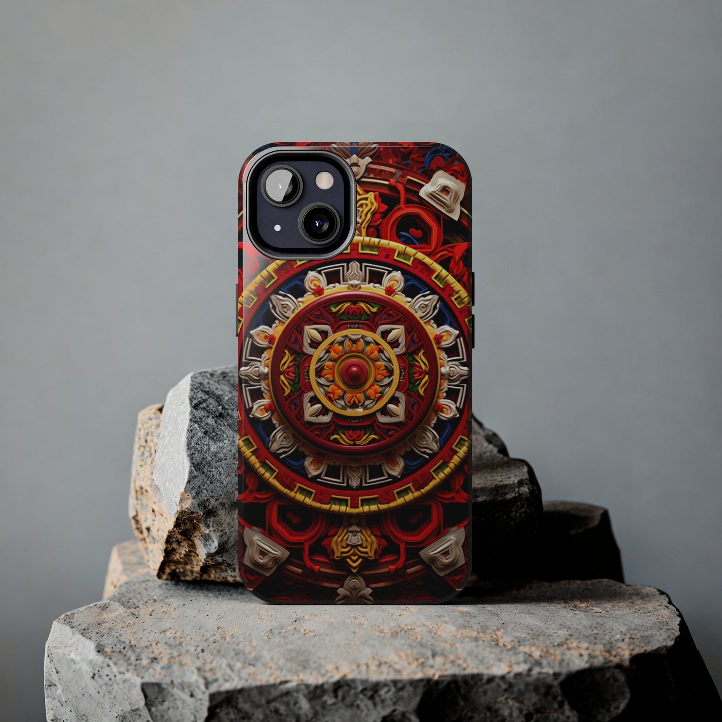 Mystical Visions: Psychedelic Tibet Mandala | Buddhist iPhone Case