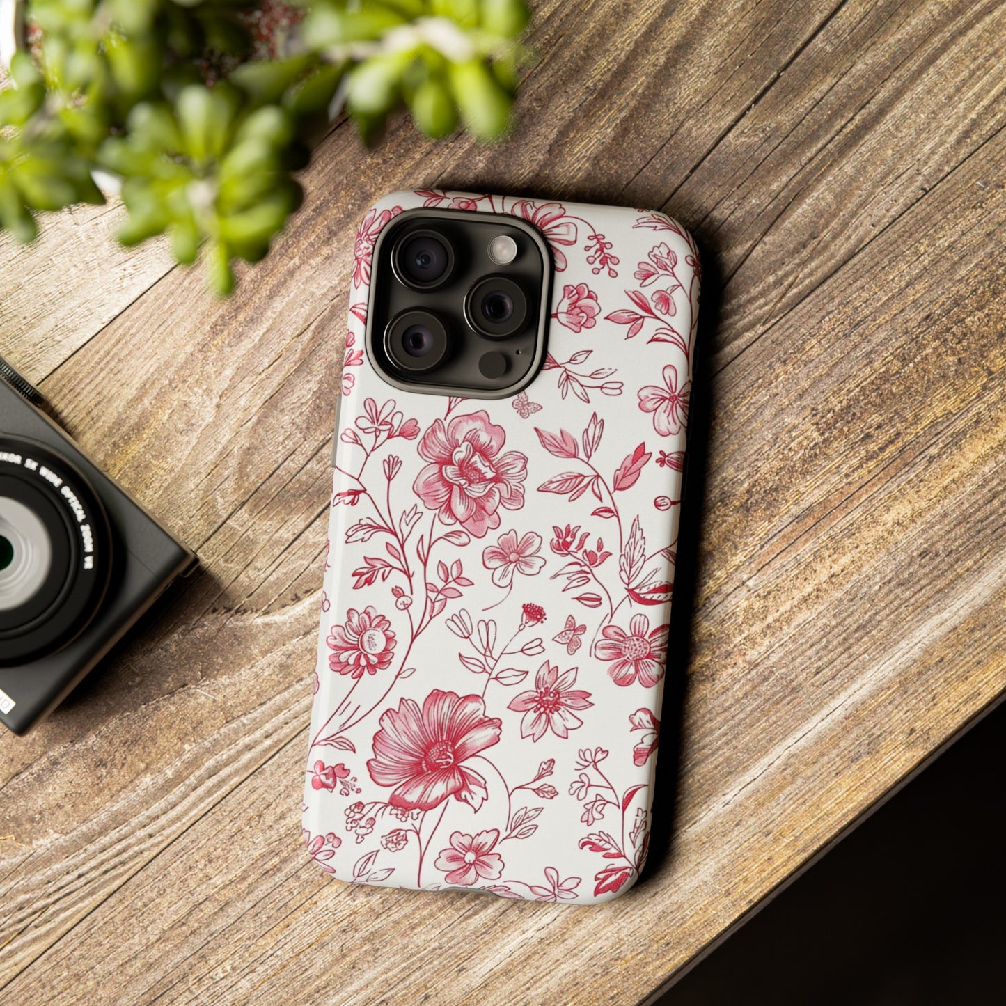 Pink Floral Wildflower Phone Case