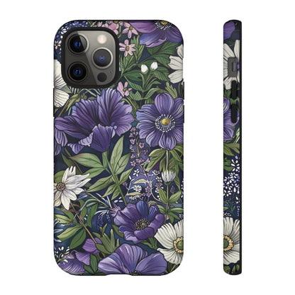 Floral Sage Purple Wildflower Phone Case