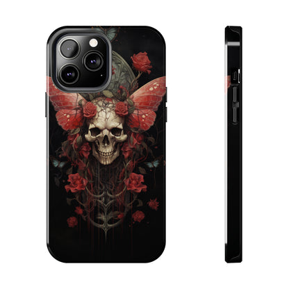 Deadhead Moth Gothic Dark Academia iPhone Case | Embrace Mysterious Elegance