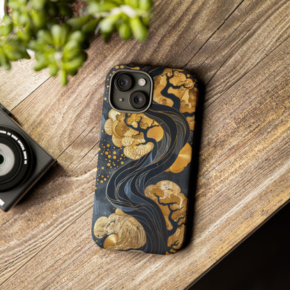 Gold and Silver Tree of Life Design Phone Case