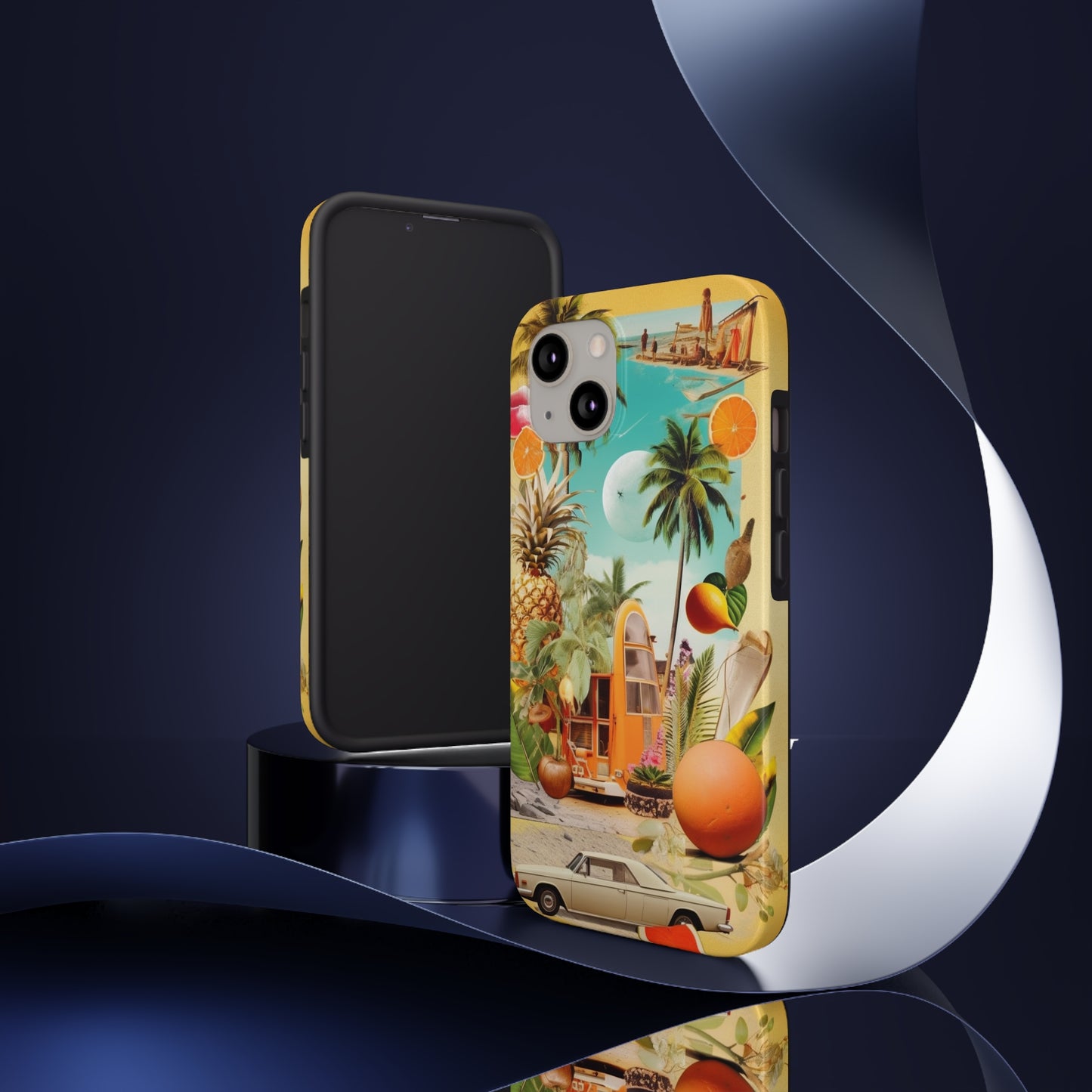 Summer Vibrations iPhone Tough Case | Embrace the Energetic Spirit of Summer with Reliable Protection