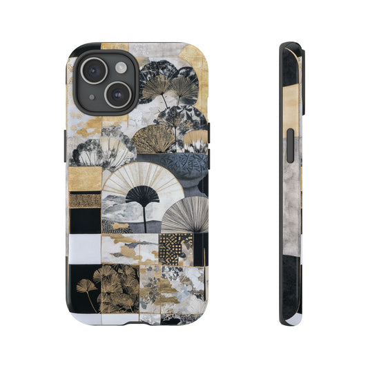 Modern abstract design phone case for iPhone 15