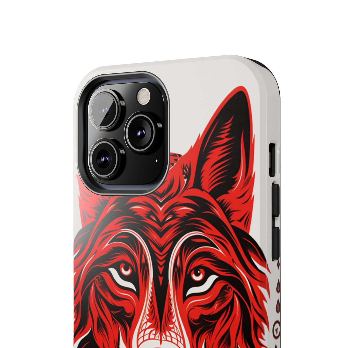 Mystic Echoes: Native American Tribal Wolf | Cultural Heritage iPhone Case