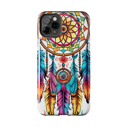 Psychedelic Native American Dreamcatcher iPhone Case | Fusion of Art and Cultural Heritage