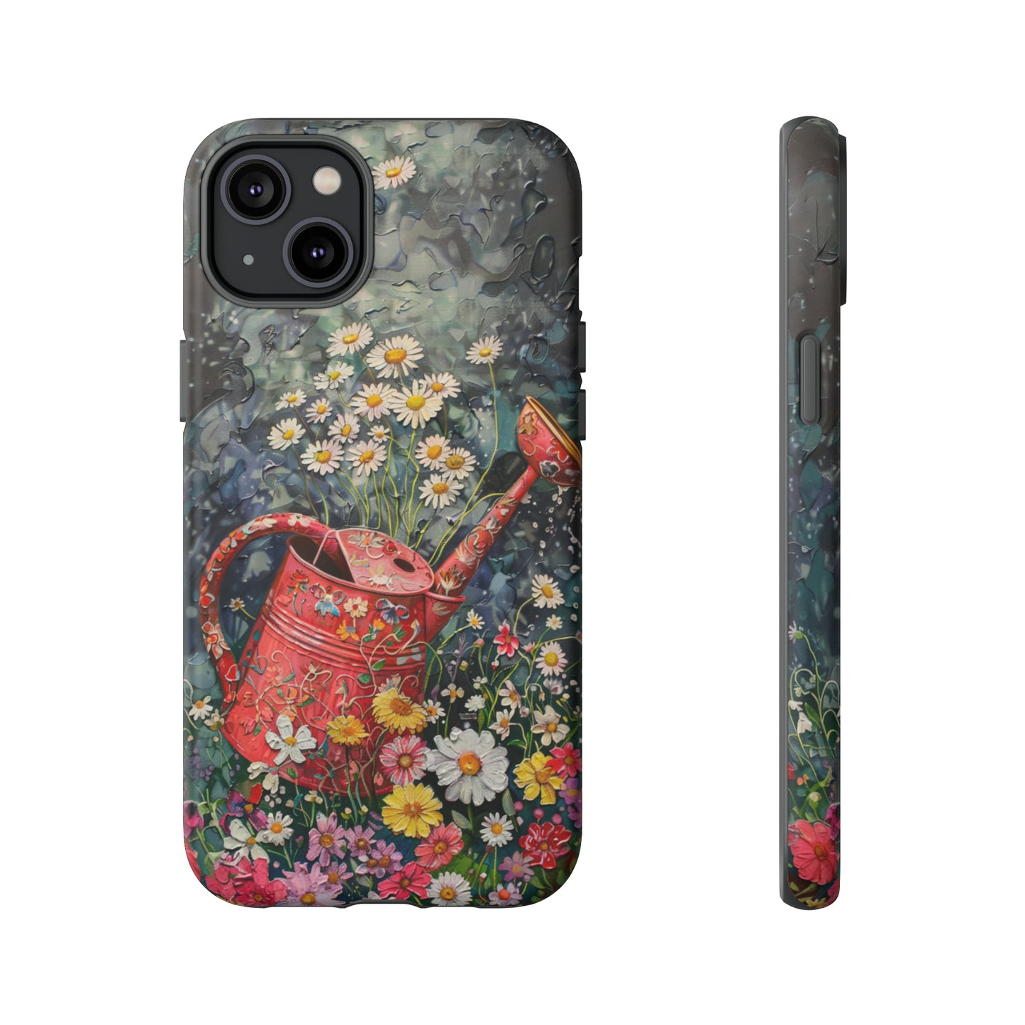 Flowers and Watering Can Floral Oil Painting Phone Case