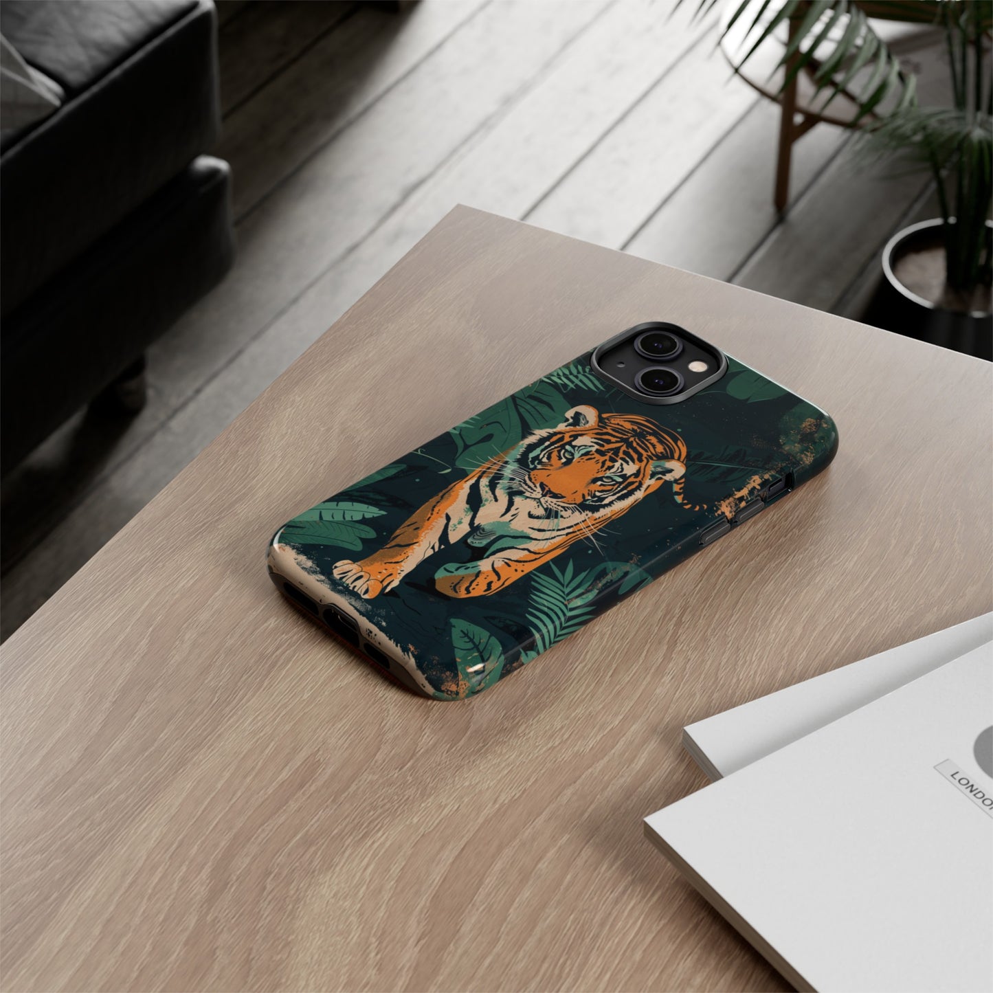 Retro Jungle Tiger Phone Case